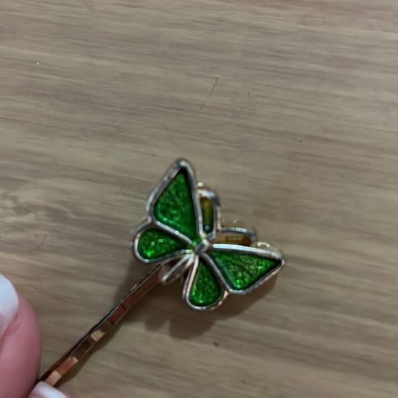 Vintage Butterfly Bobby Pin - Picture 2 of 6